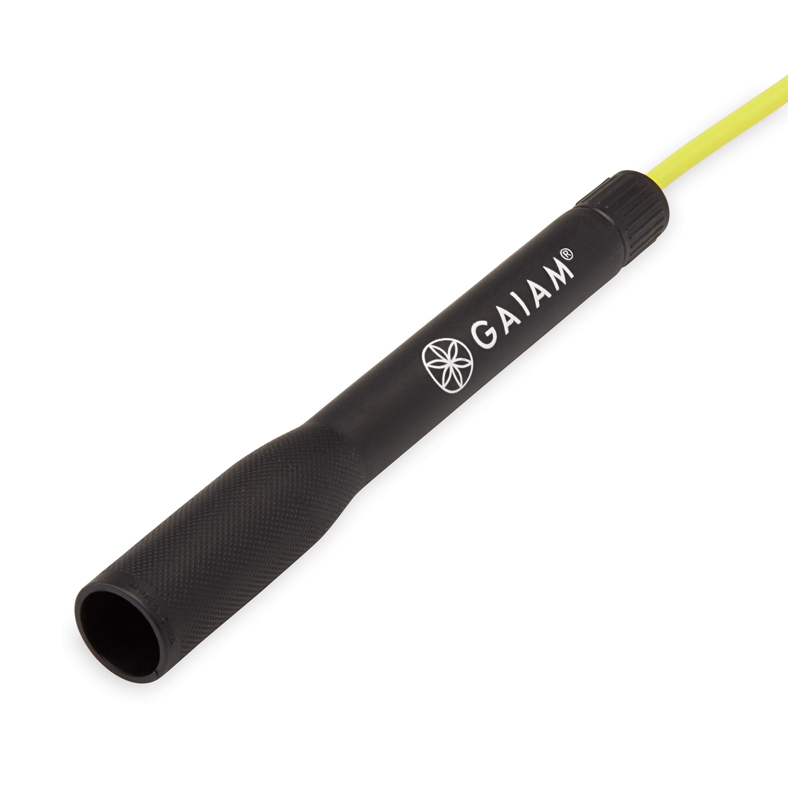 Gaiam Classic Speed Rope handle closeup